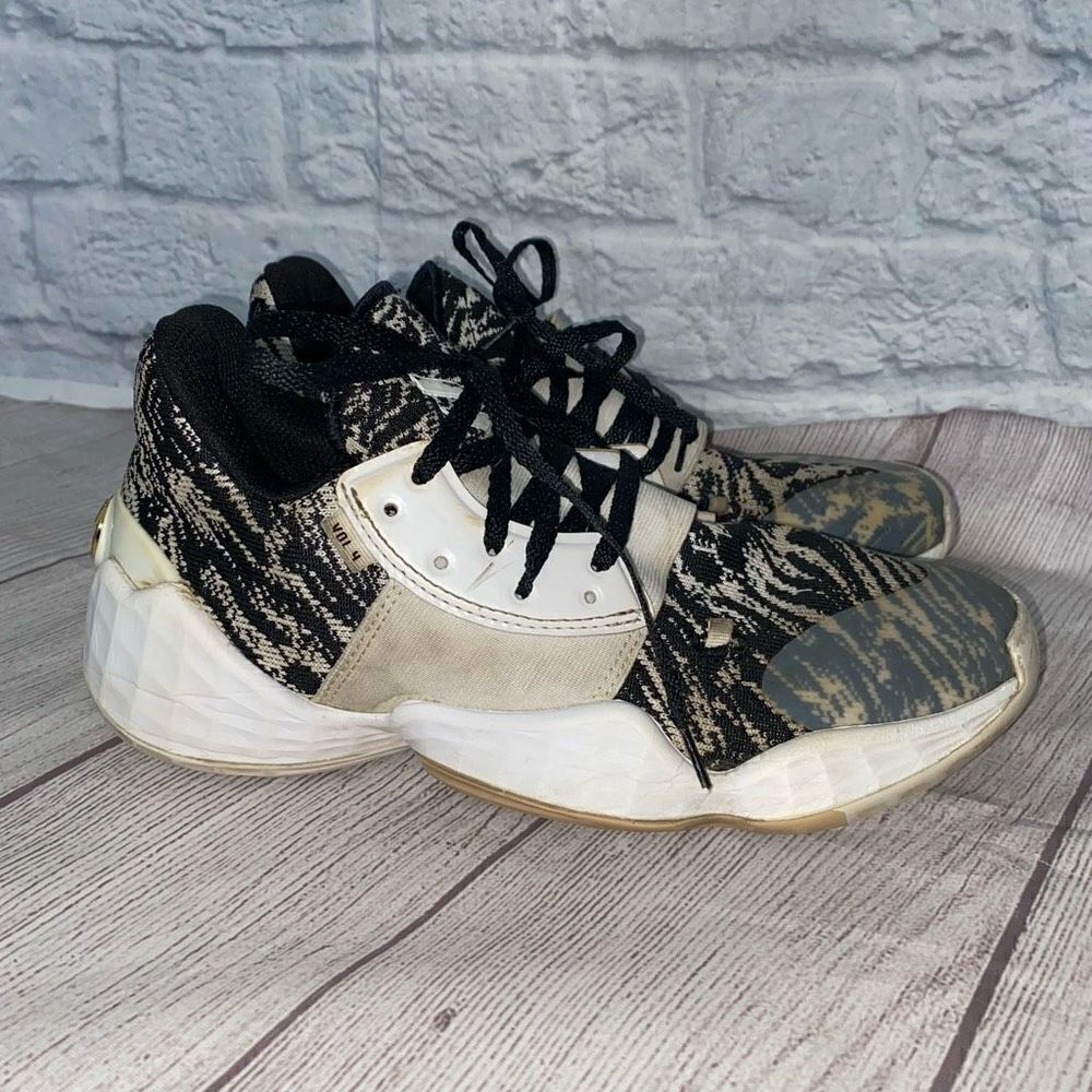 Adidas Harden vol. 4 cookies and cream youth 6 basketball shoes